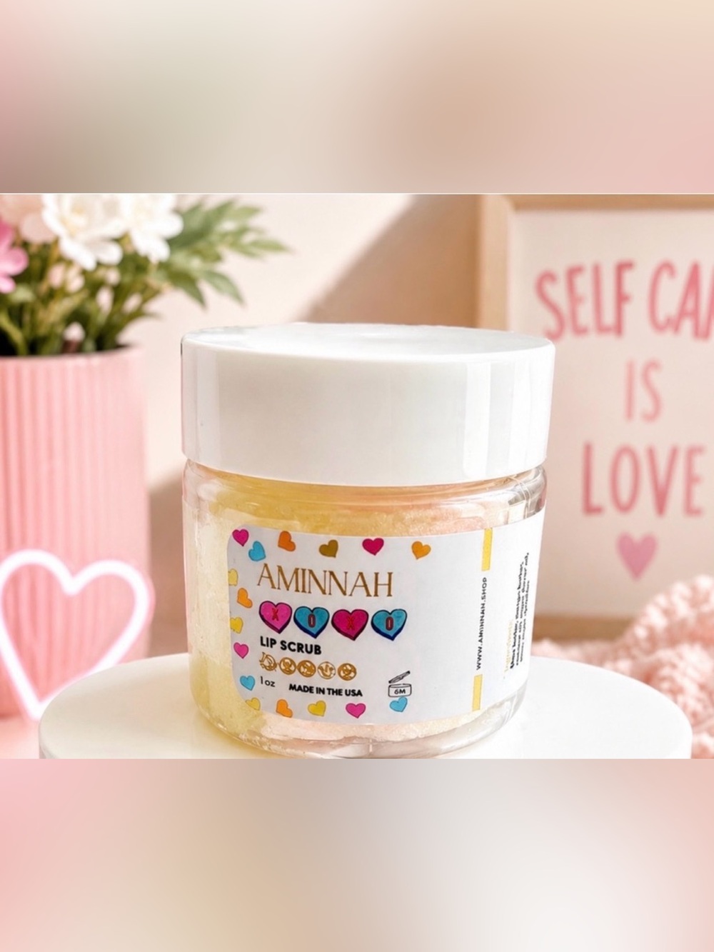 🆕 AMINNAH XOXO Lip Scrub